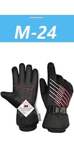 MOREOK Winter Gloves for Men/Women -10°F 3M Thinsulate Warm Touch Screen Snow Ski Bicycle Bike Gloves for Driving/Cycling/Running/Hiking