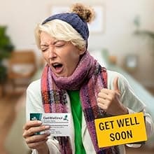 Funny Prank Pill Box with Sweets, Gag Gifts for Men, 20th 30th 40th 50th 60th 70th Birthday Gifts for Him, Novelty Joke Birthday Gifts for Boyfriend, Birthday Gift Hamper for Her