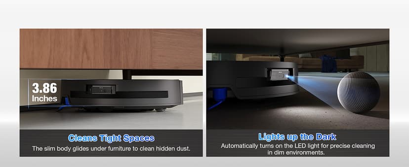 ECOVACS DEEBOT X11 OmniCyclone Robot Vacuum and Mop, PowerBoost Charging, OZMO Roller 2.0 Instant Self-Washing Mop, 19,500Pa Blast Suction, Bagless OmniCyclone Station, AIVI 3D Smart Navigation