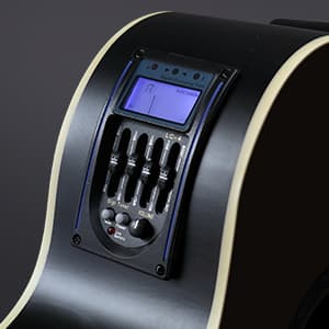 GLARRY Full Size Acoustic Electric Bass Guitar Beginner Kit w/ 15W Amp, Cutaway 4 Strings Electric Acoustic Bass Guitar w/Inbuilt Tuner, Bag, Strap, Picks, Strings, Bass Guitarra,Matte Black