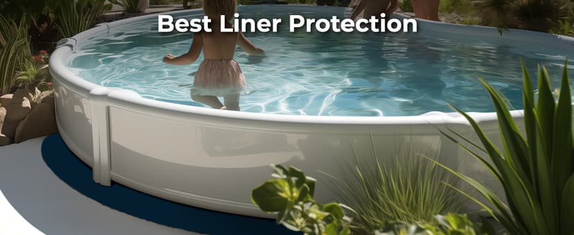 Shop Square 12-Foot Pool Liner Pad for Above Ground Pools - Under Pool Padding, Above Ground Pool Pad, Puncture Protection, Extend Liner Life, Durable Geotextile Material