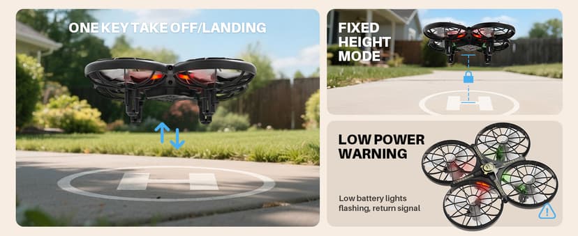 SYMA X100 Drone for Kids 8-12, Automatic Obstacle Avoidance, Up to 20 Mins Flight Time(2 Batteries), One-Key 360°Flips and Altitude Hold, Full-Guard Safe Indoor Drone Gift for Boys & Girls