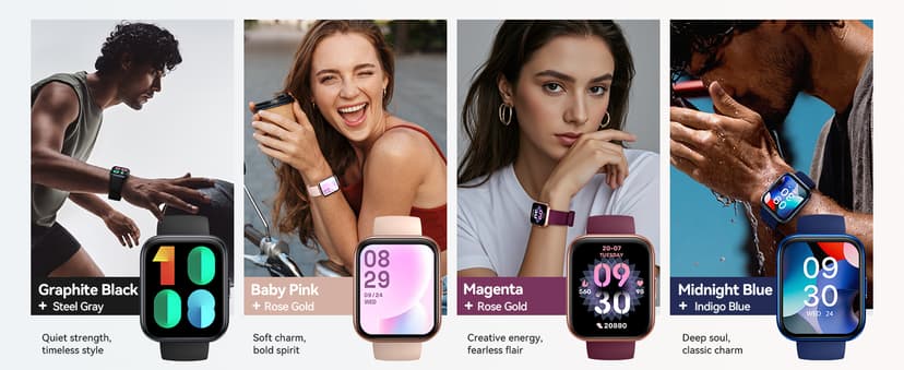 Smart Watches for Women, 1.85" Aleax Bulit-in Smart Watch for Android Phones & iPhones with Calls/Messages/Reminders, 120 Sport Modes Fitness Tracker Watch for Women with Heart Rate/Sleep/SpO2 Monitor