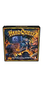 Hasbro Gaming Avalon Hill HeroQuest Game System Tabletop Board Game,Immersive Fantasy Dungeon Crawler Adventure Game for Ages 14 and Up,2-5 Players