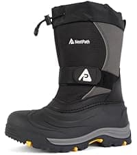 Nextpath Men's Snow Boots Winter Boots For Men Waterproof Insulated Winter Work Boots For Men 8 Inch Snow Hiking Boots