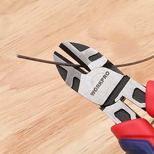 WORKPRO 6” Wire Cutters Heavy Duty CRV Steel, Diagonal Pliers for Cutting Wires Craft, Comfort Grip Handle B0B8SKQB9Z
