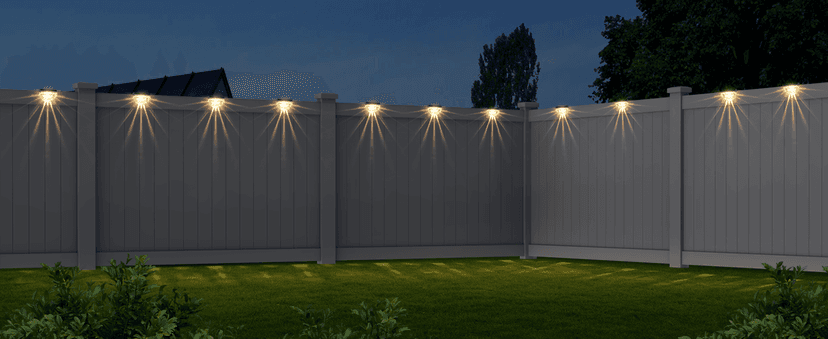 16 Pack Solar Deck Lights Outdoor, Solar Step Lights Waterproof for Outside, Yard, Patio, Garden, Pool, Railing, Stairs, Fence (Warm White)