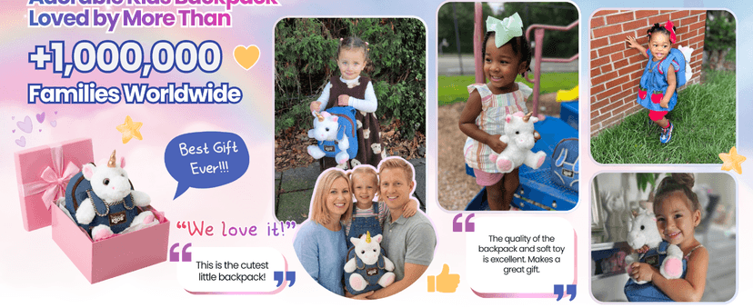 2-in-1 Toddler backpack w. Plush Unicorn Toy, Kids Gift 2 3 4 5 6 Unicorn Toys for 3 Year Old Girl, Girls Age 4-6, Christmas Naturally KIDS Unicorn Backpack, Toys 2 Year Old Girl Birthday Gift 3 4 5 6 B005AGHVYM