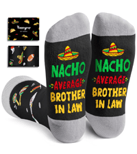 HAPPYPOP Novelty Family Gifts - Gifts for Son Uncle Grandson Nephew, Funny Men Socks