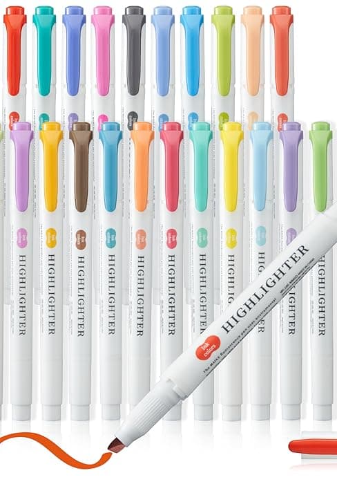 Sign Brush Pen, 15pcs Calligraphy pen Flair Pens Fine Point(0.4mm) Assorted Colors, Felt Tip Pens Art Brush Marker, Journaling Pen Set for Beginners Adult Hand Lettering Calligraphy