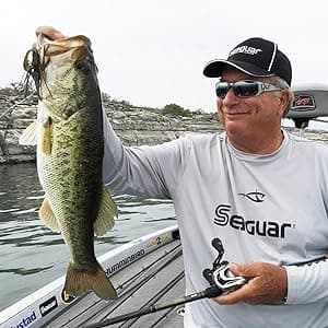 Seaguar InvizX Multi-Species Fishing Line for Casting, Live Bait, Freshwater, 100% Fluorocarbon, Clear, Multiple Sizes