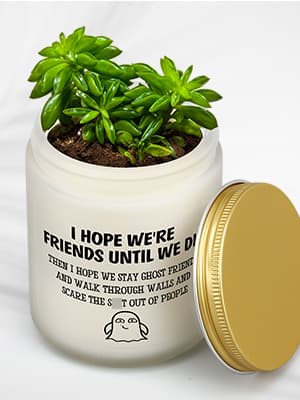 Gifts for Women Men, Unique Friendship Gift for Best Friend BFF Bestie, Funny Personalized Birthday Christmas Anniversary Present for Coworker Sister Classmate Female, Lavender Candle for Her Him