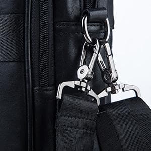 seyfocnia Men's Leather Messenger Bag, Laptop Briefcase Business Satchel Computer