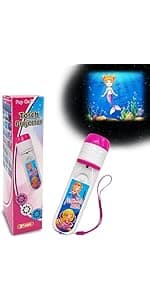 Pup Go Dinosaur Toys for Kids 3-7, Dinosaur Flashlight Focusable Projector Light with 24 Realistic Dino Images, Kids Night Light, Best Gift Cool Dinosaurs Toys for 3 4 5 6 7 Year Old Boys Girls