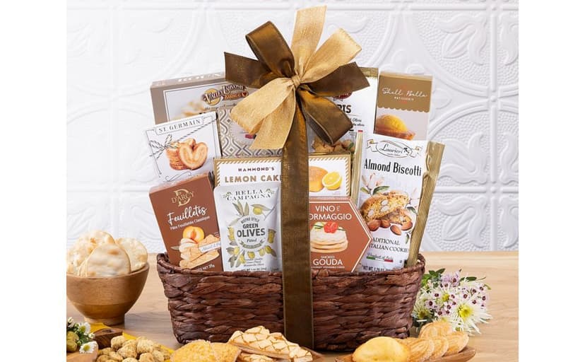 Wine Country Gift Baskets The Bon Appetit Gourmet Gift Basket Gift for Families College Students Appreciation Thank You Congratulations Get Well Soon Care Package