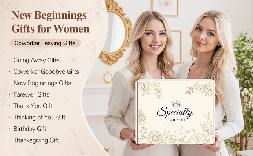 New Beginnings Gifts for Women Farewell Gifts for Coworkers Leaving Going Away Goodbye Gift for Coworker, Friend, Boss Congratulations New Job, Divorce, Good Luck, Breakup, Moving Away Gift for Women B0G1XQNRC1