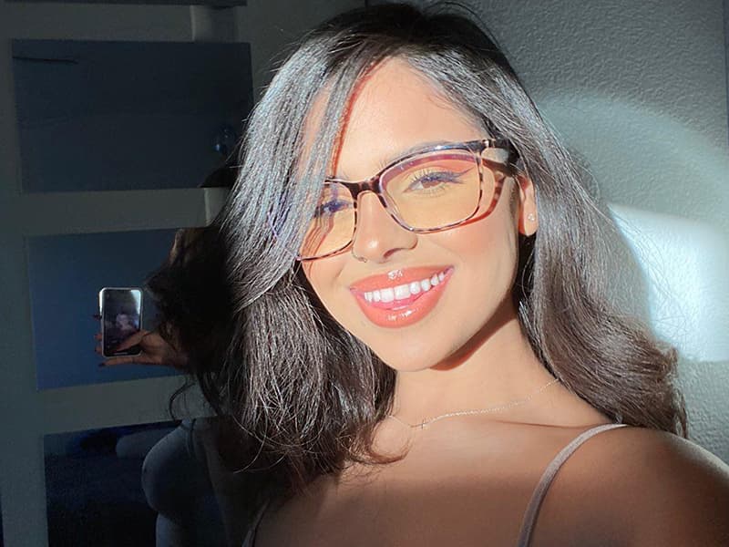 ANRRI Blue Light Blocking Glasses, Anti Eyestrain Lens Lightweight Frame Eyeglasses, Black, Men/Women