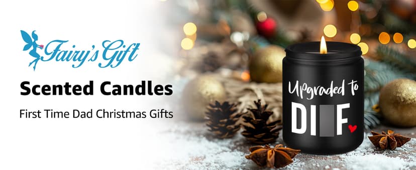 Fairy's Gift Candle, New Dad Gifts First Time, Dad to Be Gifts, Gender Reveal Baby Shower Presents Ideas, Birthday, Christmas, Funny Presents for Expecting Daddy, Expectant Father, Soon to Be Daddy