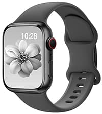 Sport Silicone Band Compatible with Apple Watch Bands 40mm 38mm 41mm 44mm 45mm 42mm 49mm Women Men,Soft Wristband Waterproof Replacement Sport Strap for iWatch Bands Series 9 8 7 6 5 4 3 2 1 SE Ultra