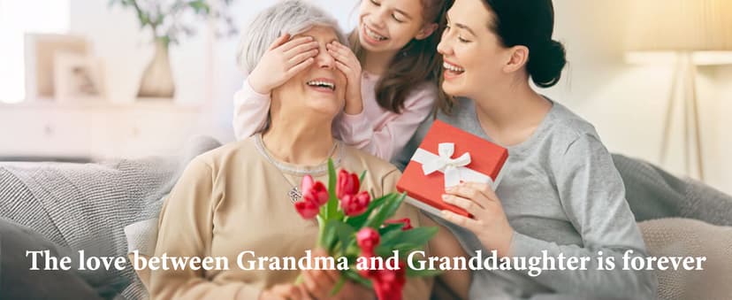 Infinity Heart Necklace Christmas Jewelry Gifts for Grandma Granddaughter Birthday Jewelry Gifts