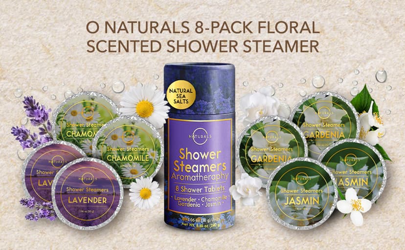 Shower Steamers Aromatherapy - Birthday Gifts for Women and Men - Shower Bombs Aromatherapy, Spa Day Essentials, Relaxation Spa Gifts - Self Care Galentines Gifts (Lavender 8 Count)