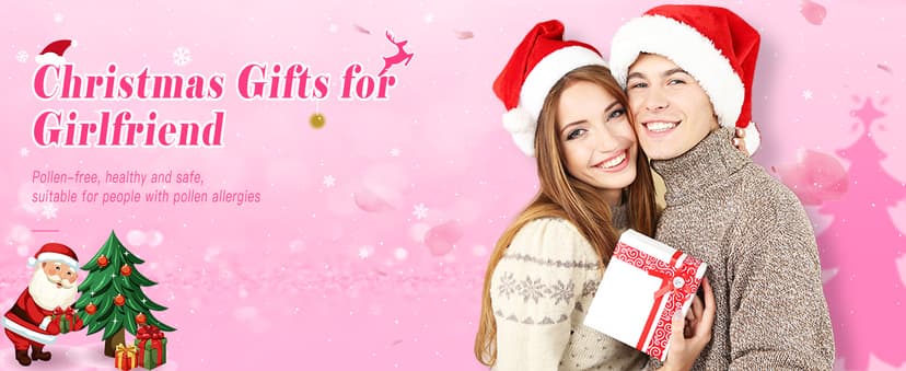 Christmas Flowers Gifts for Women, Mom Birthday Gifts for Christmas, Galaxy Glass Rose Forever Preserved Flowers Eternal Crystal Roses Xmas Gifts for Grandma Wife Sister Her Friends, Colorful