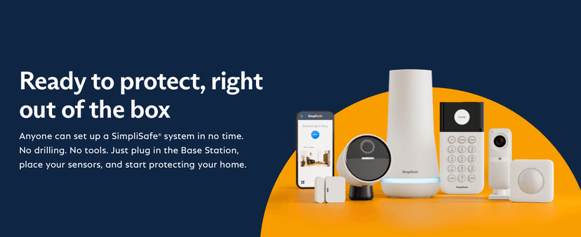 SimpliSafe Smart Alarm Wireless Indoor Security Camera
