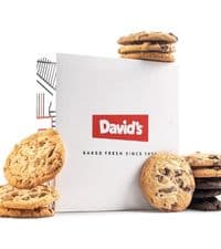 David's Cookies 5lb Assorted Cookies & Brownies Tin Gift Basket – Fresh-Baked Delicious Gourmet Treats for Sharing | Ideal Party Pack Gift Basket for Family, Friends, Holidays, & Special Occasions