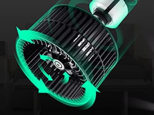 Cordless Leaf Blower & Vacuum SOYUS 3in1 Leaf Vacuum Mulcher 40V 360CFM 5 Speeds Brushless Battery Operated Leaf Blower for Lawn Care with 45L Bag 2 x 4.0Ah Battery and Charger Included