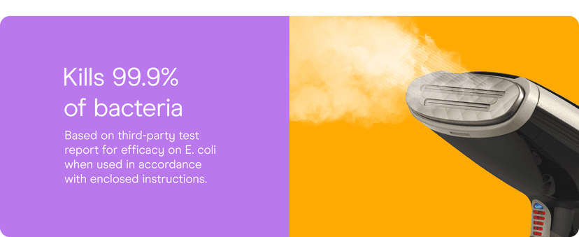 Conair Handheld Garment Steamer for Clothes, Turbo ExtremeSteam 1875W Fabric Steamer, Portable Handheld Design, Strong Penetrating Steam, Amazon Exclusive, Black