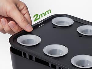 Plant Germination Kit Herb Vegetable Growth Lamp Countertop, Hydroponic Planter Grower Harvest Lettuce for Healthy Home Cooks Ahopegarden Indoor Garden Hydroponics Growing System: 10 Pods Kit with LED B0B6BB4TVC
