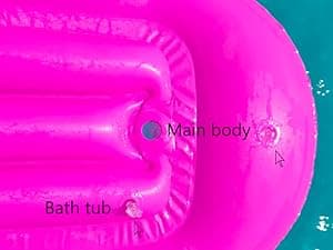 Dog Pool Float, Funny 6-in-1 Inflatable Dog Floats for Pool, Pet Floatie Raft for Small Dogs, Puppy and Doggies, Pink Flamingo