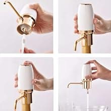 Electric Wine Aerator, Modern Wine Aerator, Electric Wine Dispenser, Gold Wine Pourer, Wine Pump, Automatic Wine Pourer, Re-chargeable, Wine Gifts, Christmas Gift for Her, Gift for Mom