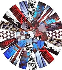 Custom Pick Maker for Musicians, Leather Key Chain Holder, Pick Strips with Artwork & File, Unique Gifts for Men & Women DIY Guitar Picks Punch Mega Pack with Pick Punch Tool - Blue B00C7AFDVM