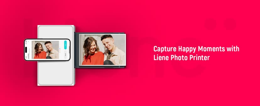 Liene M100 4x6'' Photo Printer, Phone Printer 100 Sheets & 3 Cartridges, Full-Color Photo, Portable Instant Photo Printer for iPhone Android, Thermal Dye Sublimation, Wi-Fi Picture Printer 100 Papers B09XHYNHB2