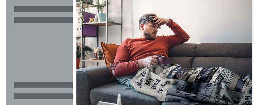 Yamco Big Brother Gift - Gifts for Brothers 60" x 50" Blanket - Funny Brother Gifts from Sister for Birthday - Cool Birthday Gifts for Older Brothers - Bro Christmas Graduation Gift Ideas