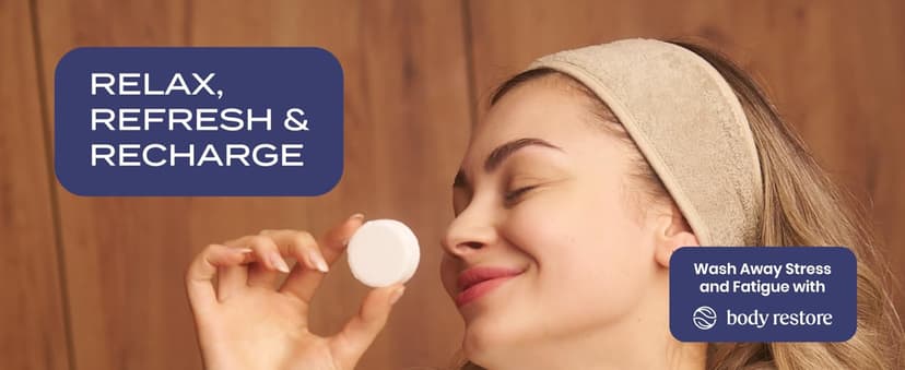 Body Restore Shower Steamers Aromatherapy 6 Pack - Birthday Gifts for Men, Women, Dad Gift, Stress Relief, Relaxation, Self Care - Clarity