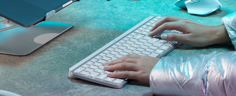 Logitech MX Keys S Wireless Keyboard, Low Profile, Fluid Precise Quiet Typing, Programmable Keys, Backlighting, Bluetooth, USB C Rechargeable, for Windows PC, Linux, Chrome, Mac - Graphite