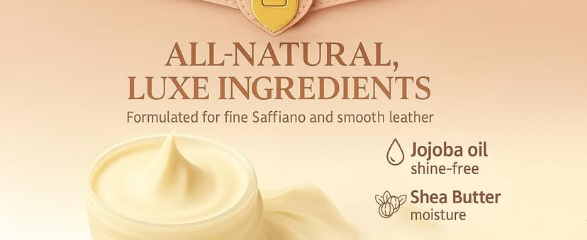 Leather Hero 2-in-1 Purse Cleaner & Conditioner – Leather Cream for Handbags, Designer Bags, Faux & Saffiano Leather – Non-Greasy, Won’t Darken, Safe for Purses, Jackets & More