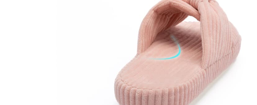 Chantomoo Slippers for Women Memory Foam House Bedroom Corduroy Bow Crossbands Slipper Shoes Comfy Trendy Gift Slippers