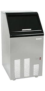 EdgeStar IB450SS 50 Lb. 15 Inch Wide Undercounter Clear Ice Maker - Stainless Steel