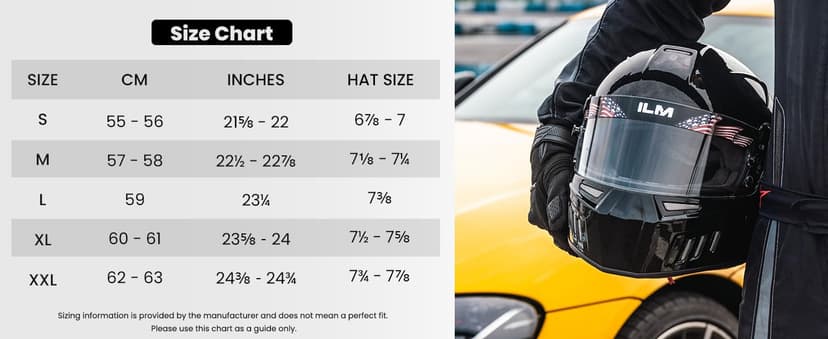 ILM Snell SA2025 Full Face Auto Racing Helmets Lightweight Fiberglass for Adult Men and Women Model 890