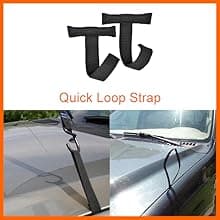 MeeFar Universal Car Soft Roof Rack Pads Luggage Carrier System for Kayak Surfboard SUP Canoe Include 2 Heavy Duty Tie Down Straps, 4 Tie Down Rope, 4 Quick Loop Strap and Storage Bag