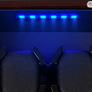 High End Watch Winder for Automatic Watches with Super Quiet Motor, Blue LED Light & Rotation Mode Setting, Watch Winder for Rolex with Flexible Pillow, Dual Power