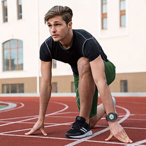 Beeasy Men Digital Sports Watch,Waterproof Watch with Stopwatch Countdown Timer Alarm Function Dual Time Rubber Strap Wrist Watch for Men/Student