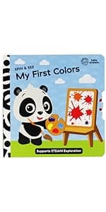 Baby Einstein - My First Library Board Book Block 12-Book Set - First Words, Letters, Counting, and More! - PI Kids 1503751864