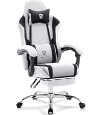 Office Chair with Adjustable Inflatable Lumbar Support,Leather Ergonomic Computer Desk Chair with Flip-up Arms,Adjustable Tilt Lock,Swivel Rolling Executive PC Chair for Work,Study,Meeting.Grey