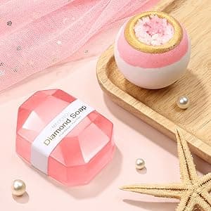 Birthday Gifts for Women Self Care Gifts Get Well Soon Gifts, Rose Relaxing Spa Gifts Basket Care Package w/ Luxury Flannel Blanket, Unique Mothers Day Gifts for Mom Her Friend Sister Wife Grandma