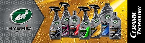Turtle Wax Hybrid Solutions Ceramic Spray Coating, High Shine Car Wax, Offers Durable Paint Protection, Extreme Water Beading Action, Safe for Glass, Wheels, Trim and More, 16 oz (Pack of 1)