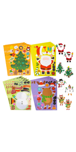 Uptotop Christmas Cookie Boxes, 24 Pcs Small Christmas Party Boxes with 6 Different Designs and Color, Xmas Bakery Pastry Boxes for Pastries, Cupcakes, Brownies, Donuts, 4" x 2.7" x 6.3"